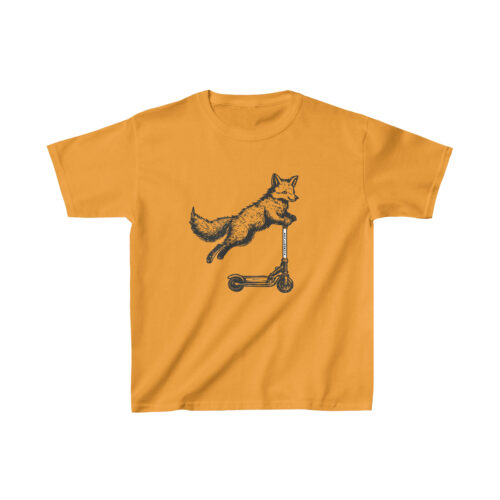 Fox Scooter | Kids Heavy Cotton™ Tee