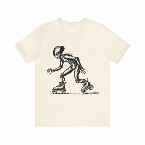Alien Roller Skater | Unisex Jersey Short Sleeve Tee