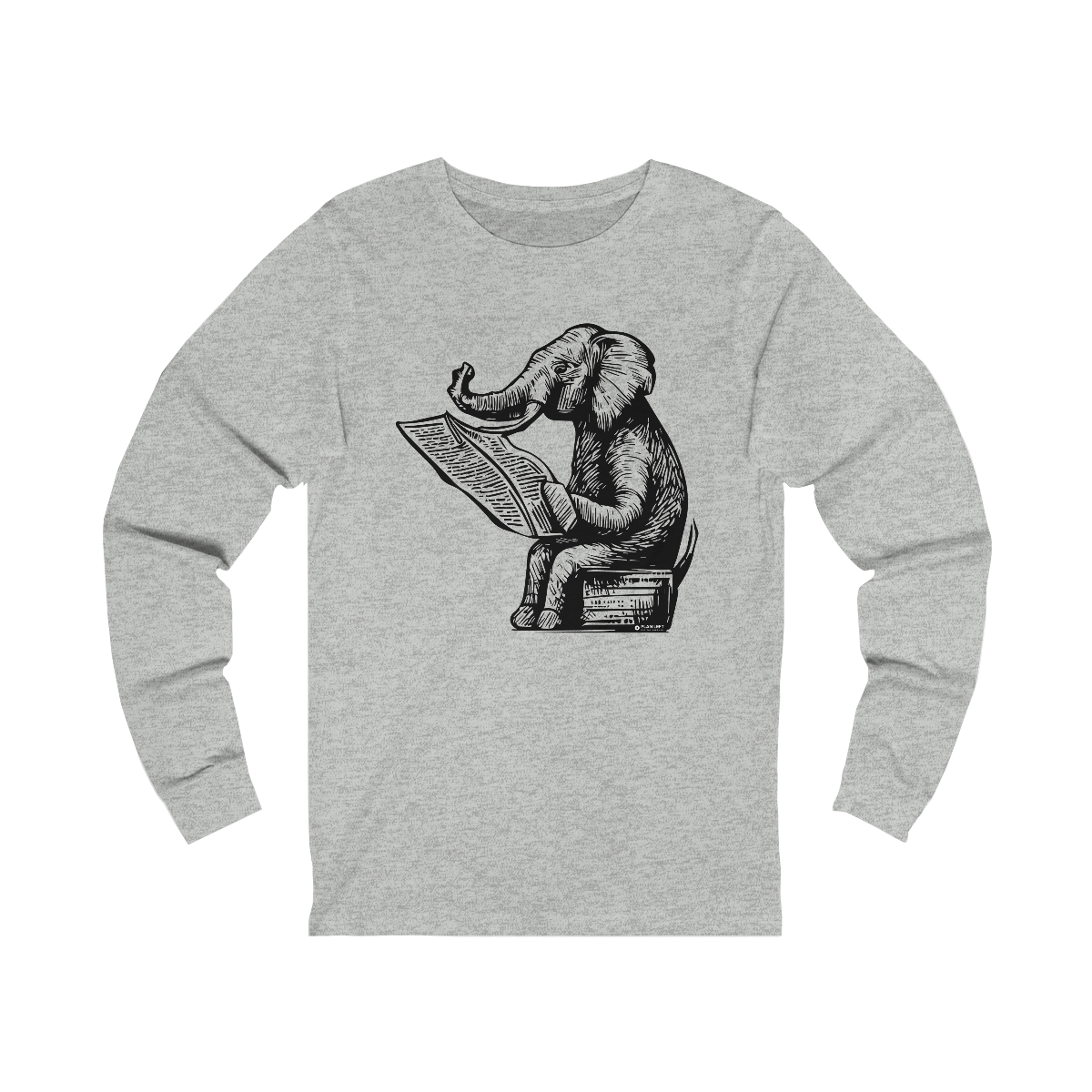 Elephant News | Unisex Jersey Long Sleeve Tee - Image 5
