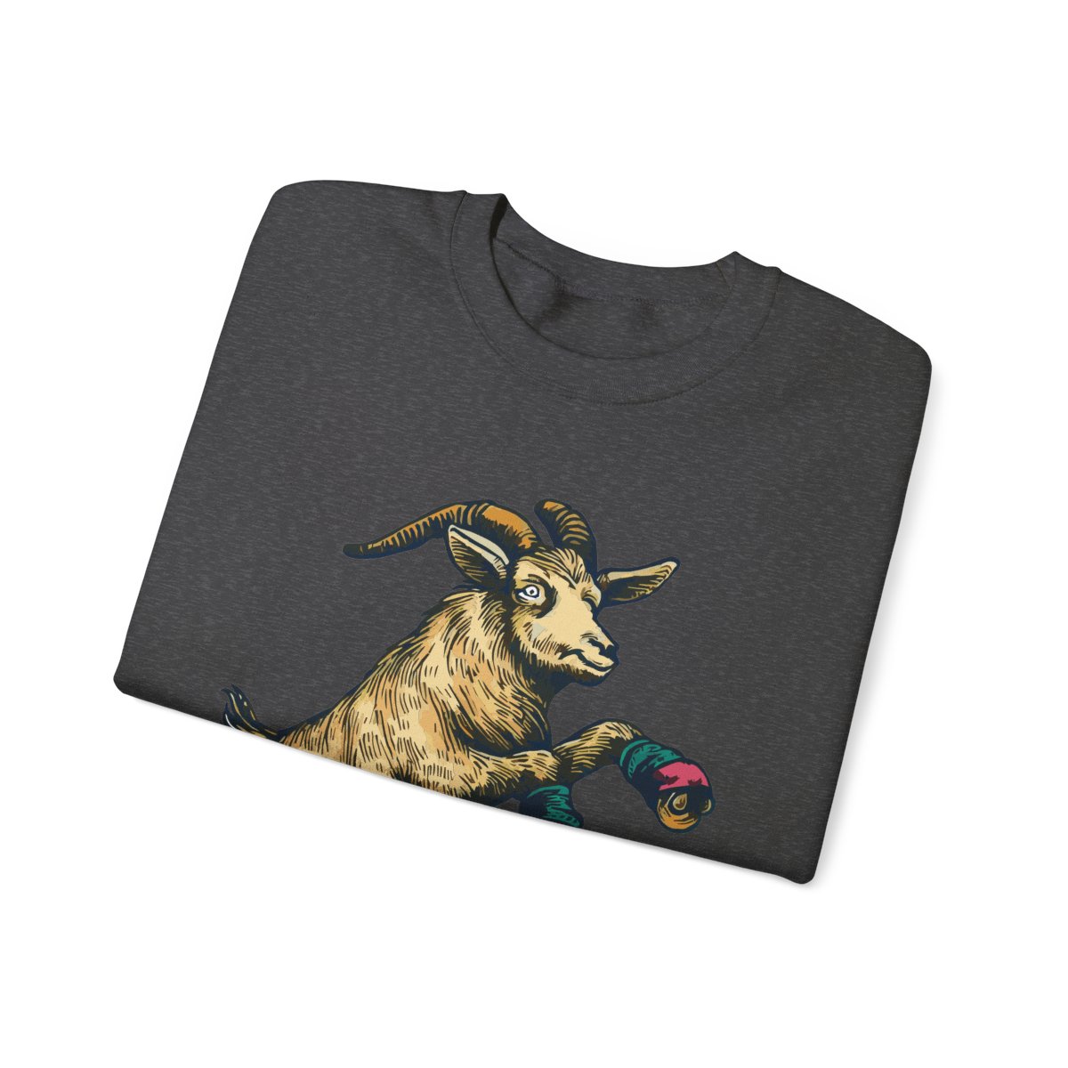 Goat in Flight | Unisex Heavy Blend™ Crewneck Sweatshirt - Image 70