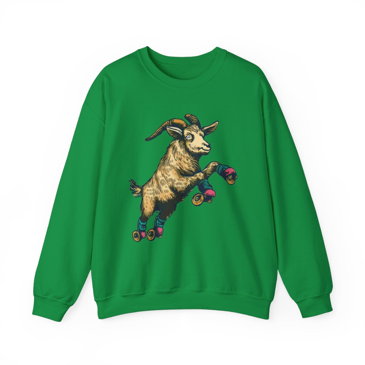 Goat in Flight | Unisex Heavy Blend™ Crewneck Sweatshirt - Image 57