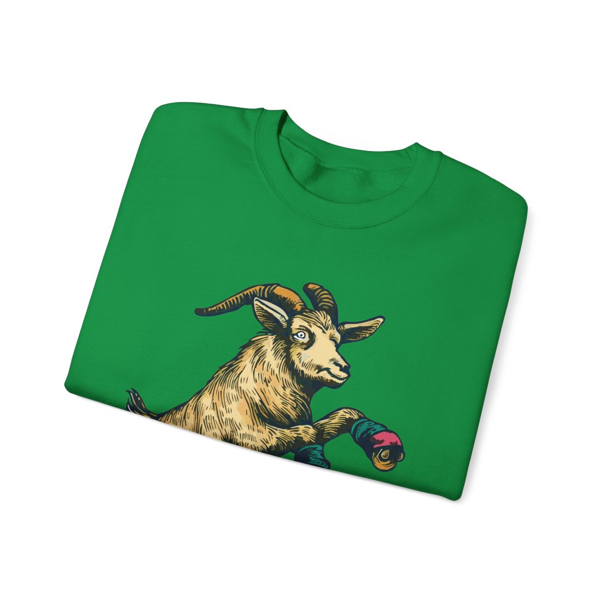 Goat in Flight | Unisex Heavy Blend™ Crewneck Sweatshirt - Image 59