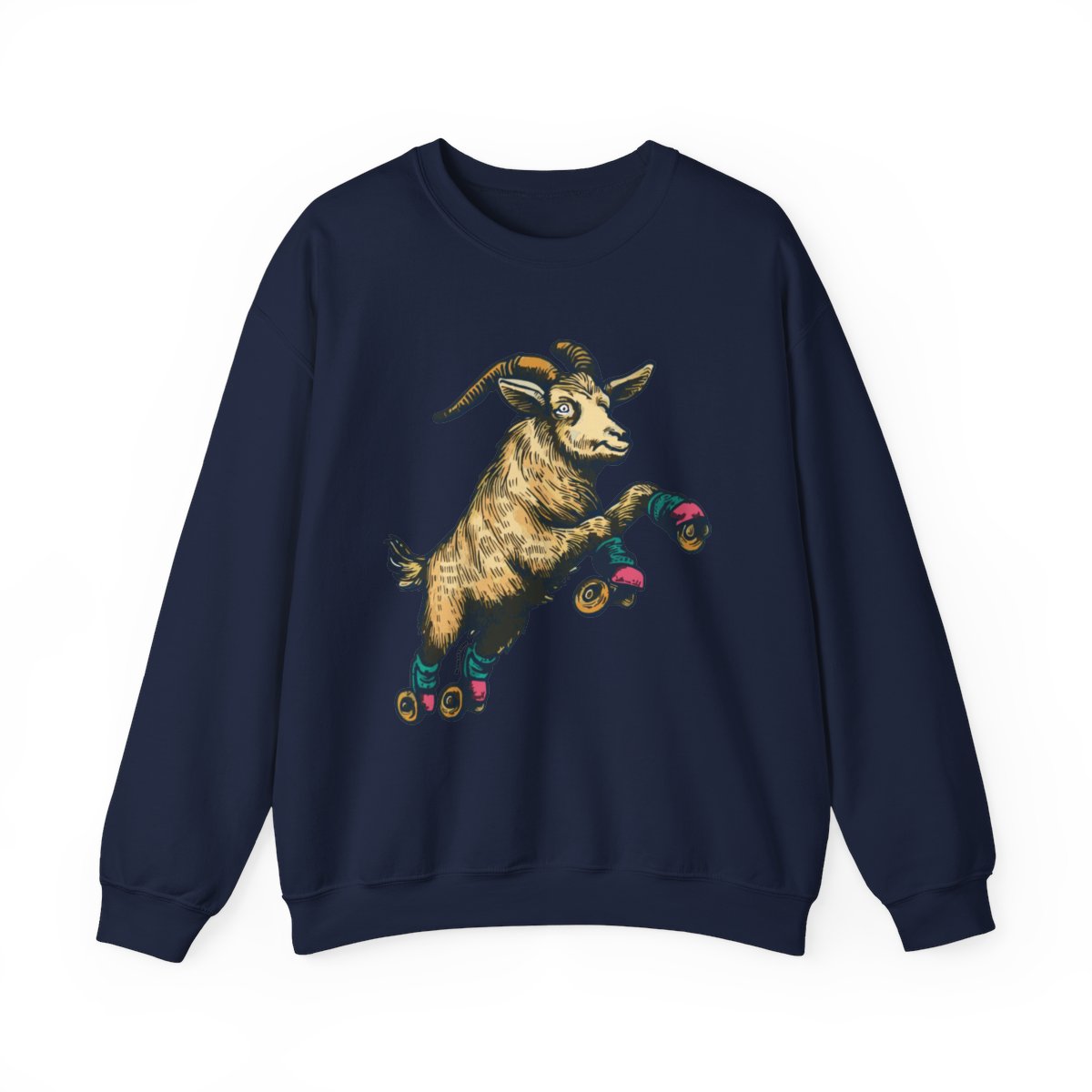 Goat in Flight | Unisex Heavy Blend™ Crewneck Sweatshirt - Image 90