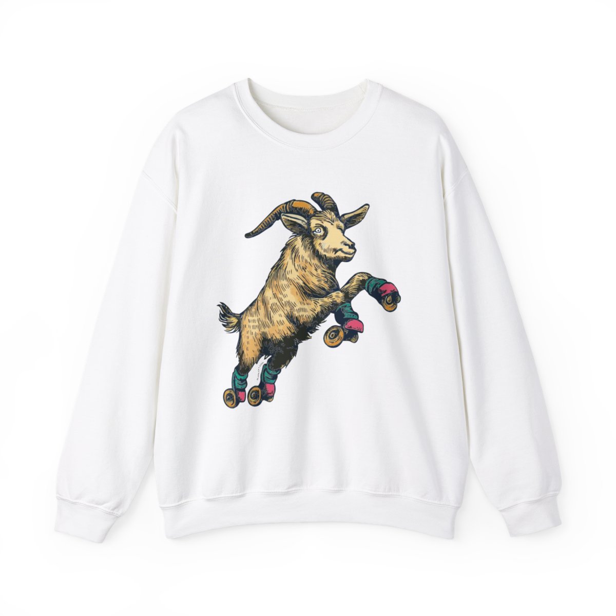 Goat in Flight | Unisex Heavy Blend™ Crewneck Sweatshirt - Image 13