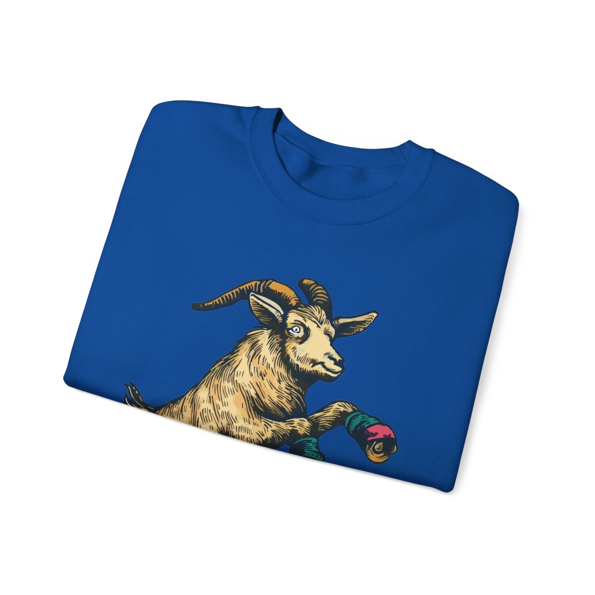 Goat in Flight | Unisex Heavy Blend™ Crewneck Sweatshirt - Image 81