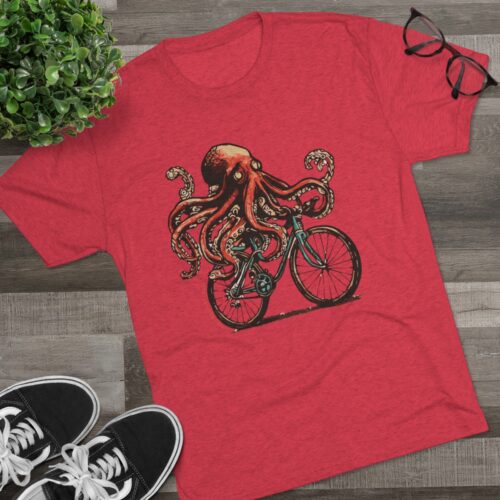 Octo Rider | Unisex Tri-Blend Crew Tee