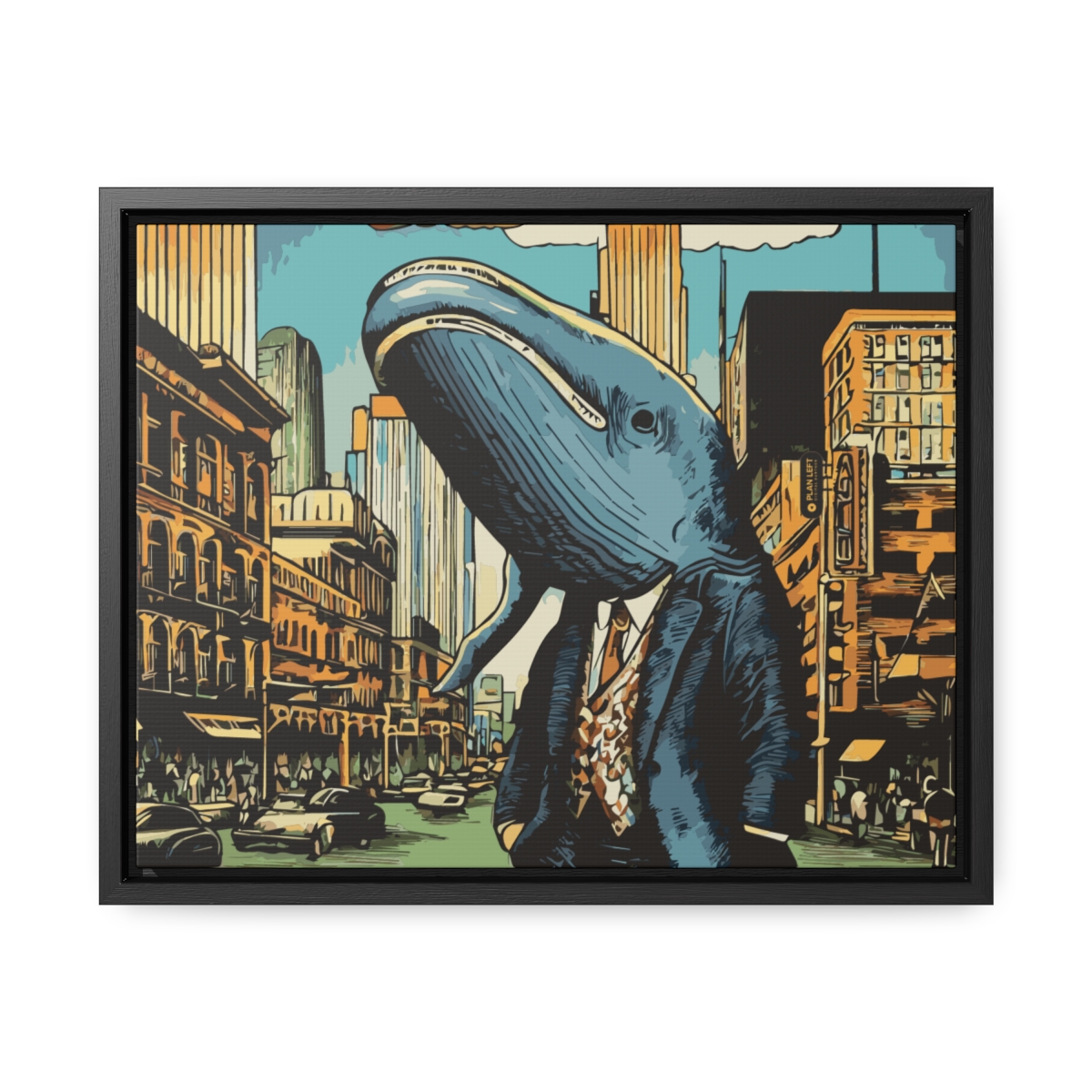 City Whale | Gallery Canvas Wraps, Horizontal Frame - Image 11