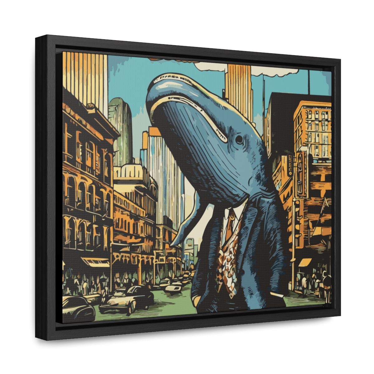 City Whale | Gallery Canvas Wraps, Horizontal Frame - Image 12