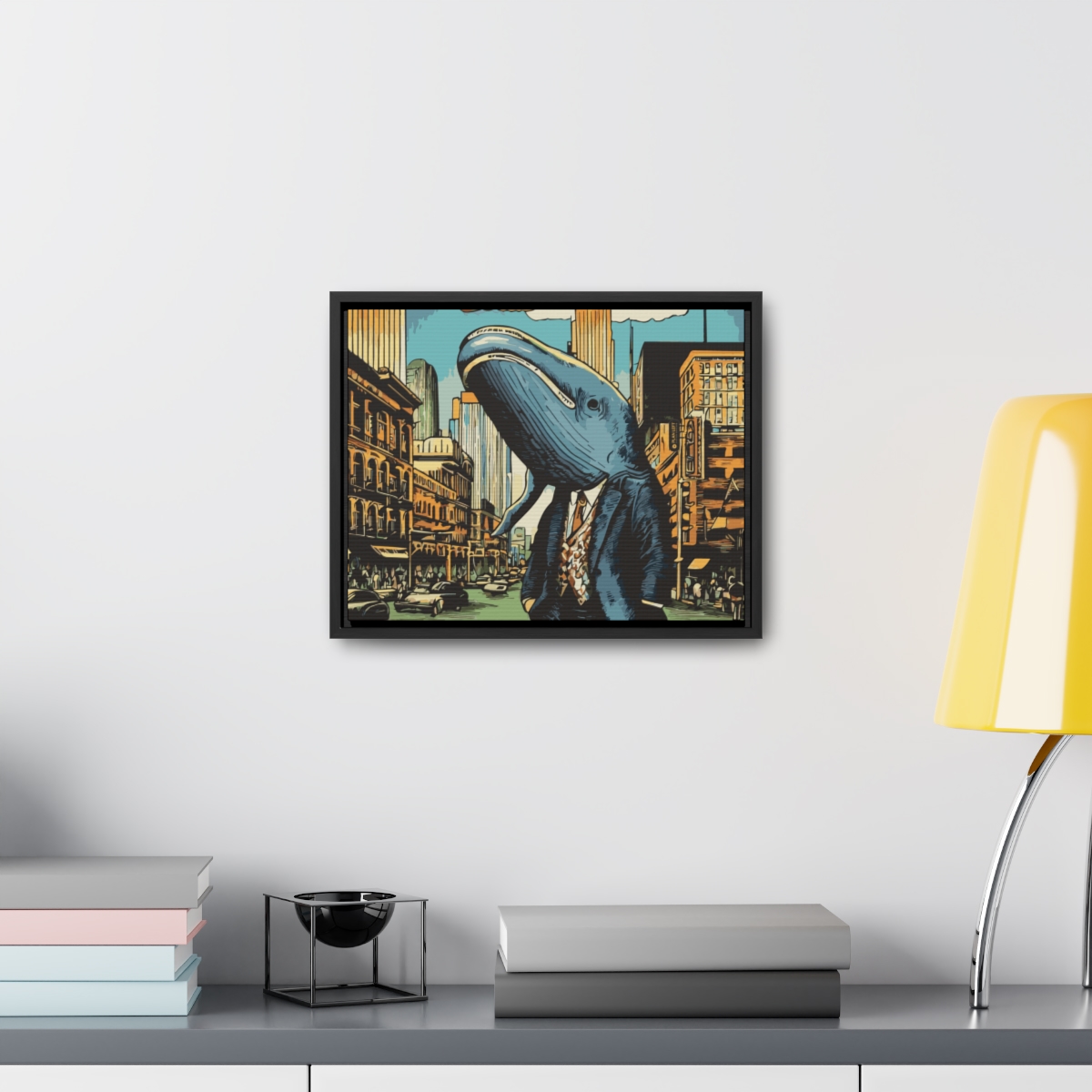 City Whale | Gallery Canvas Wraps, Horizontal Frame - Image 14