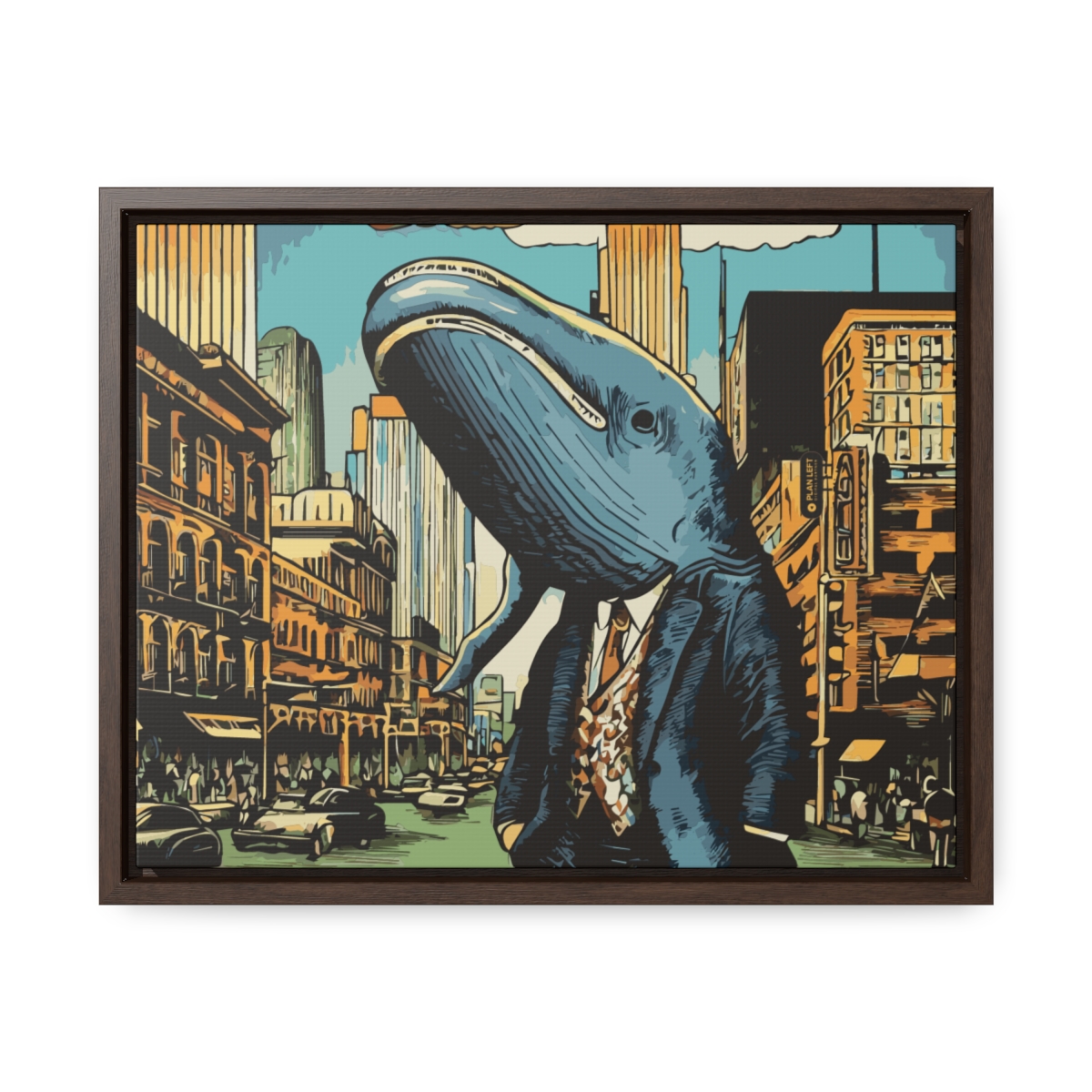 City Whale | Gallery Canvas Wraps, Horizontal Frame - Image 16