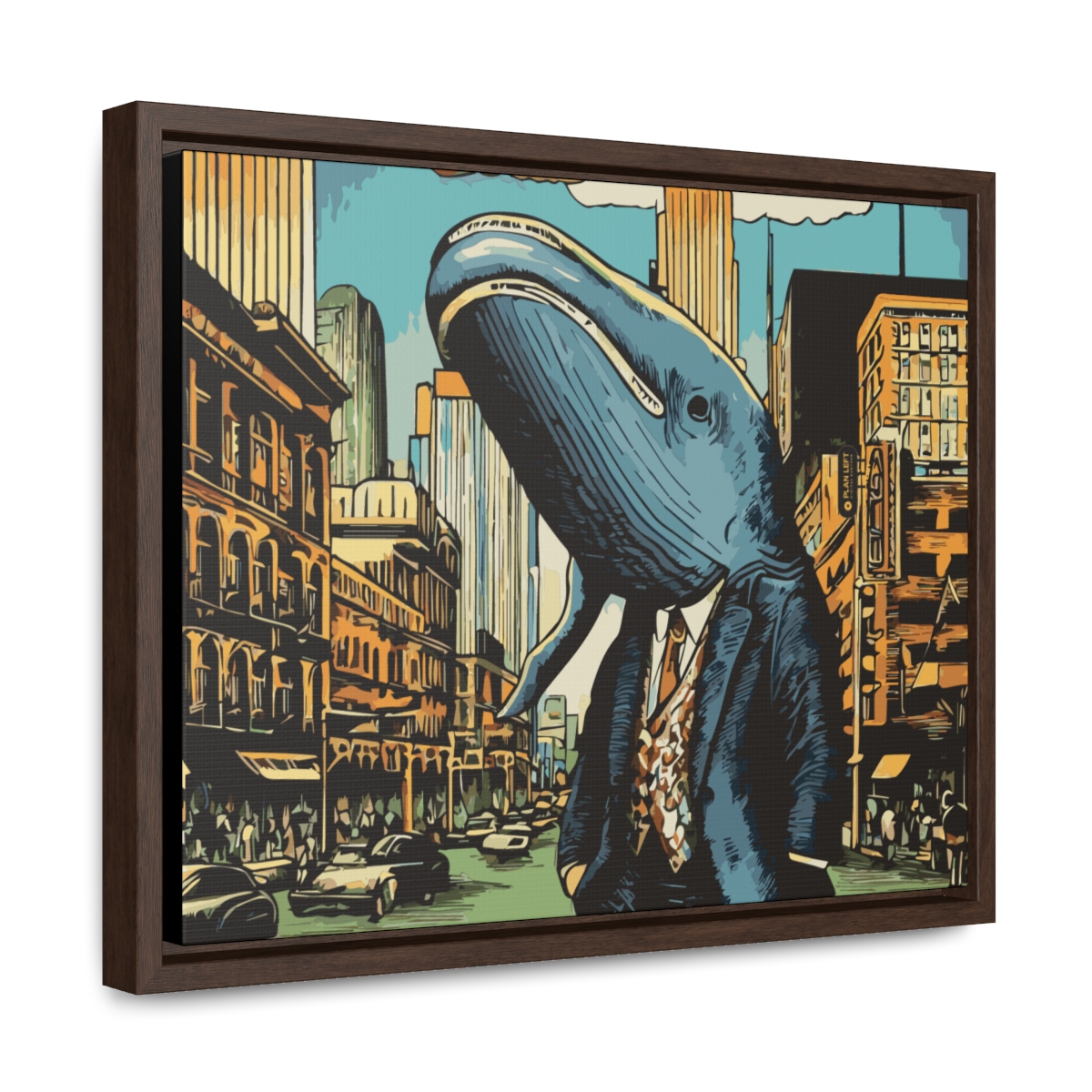 City Whale | Gallery Canvas Wraps, Horizontal Frame - Image 17