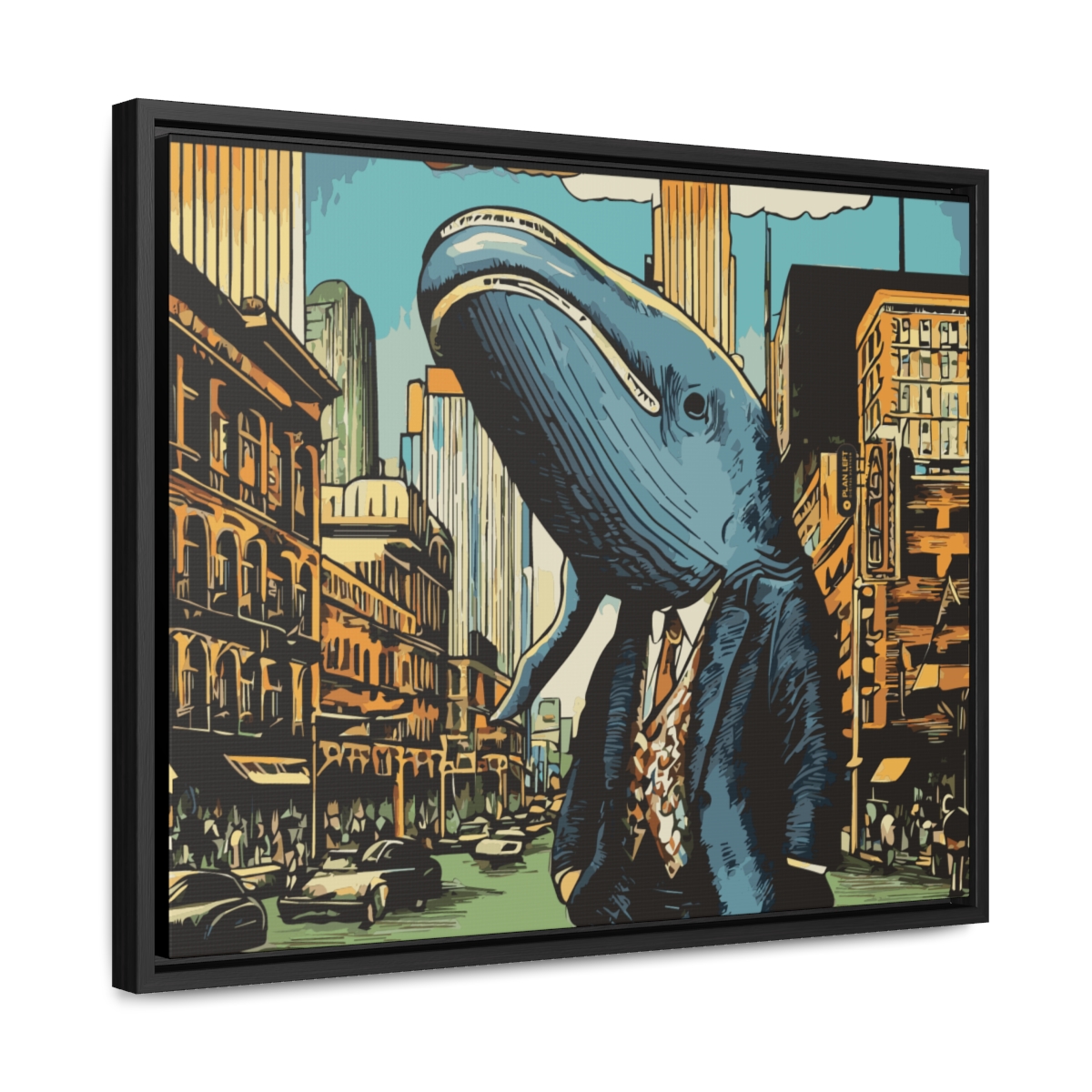 City Whale | Gallery Canvas Wraps, Horizontal Frame - Image 22