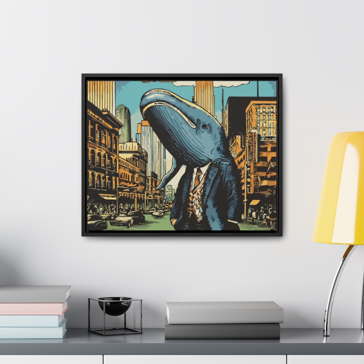 City Whale | Gallery Canvas Wraps, Horizontal Frame - Image 24