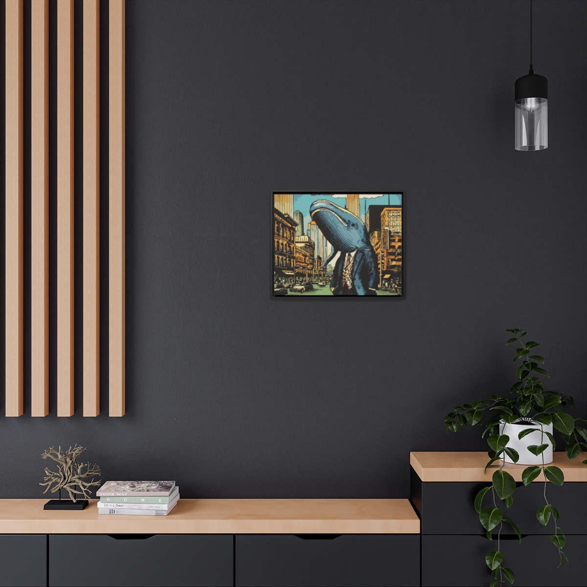 City Whale | Gallery Canvas Wraps, Horizontal Frame - Image 25