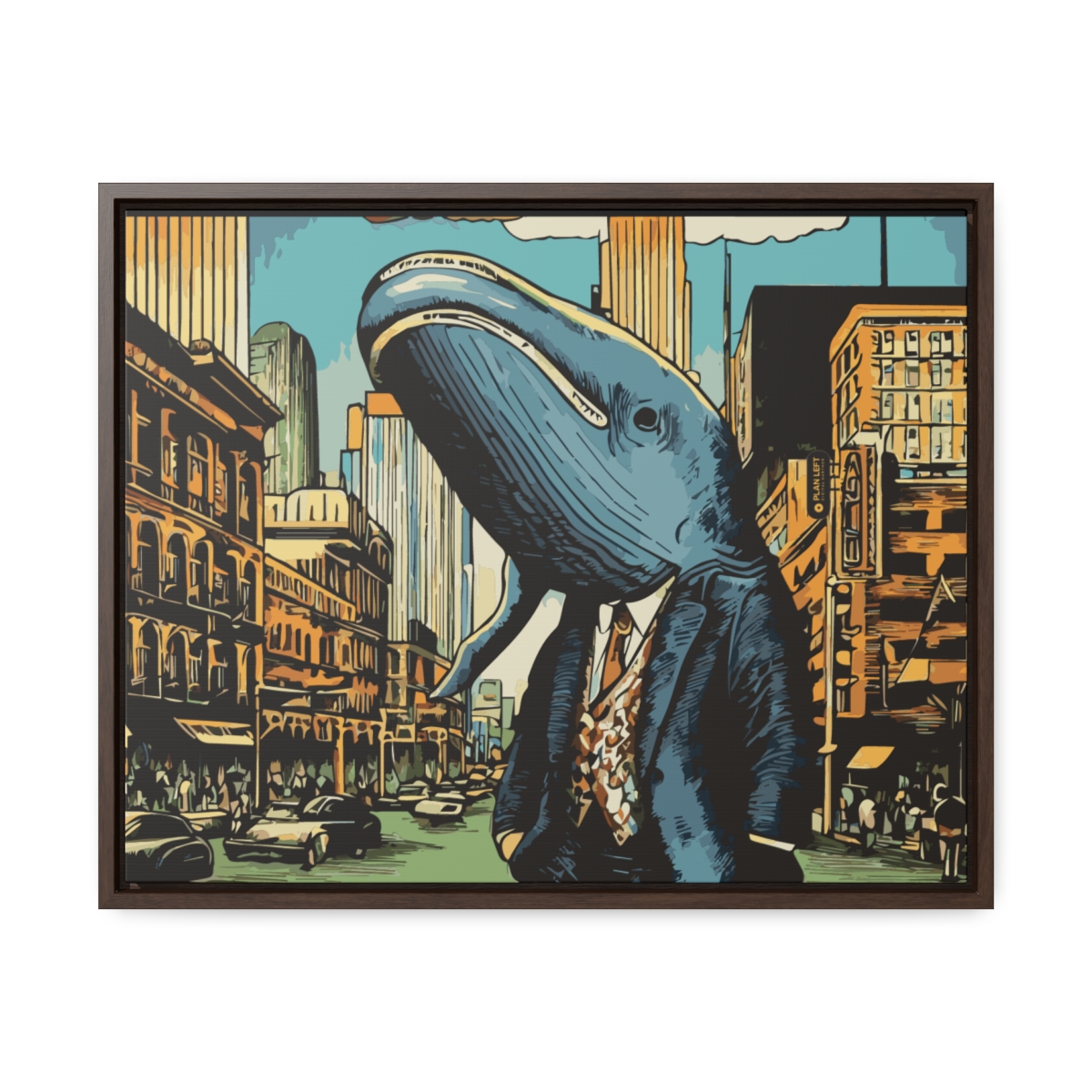 City Whale | Gallery Canvas Wraps, Horizontal Frame - Image 26