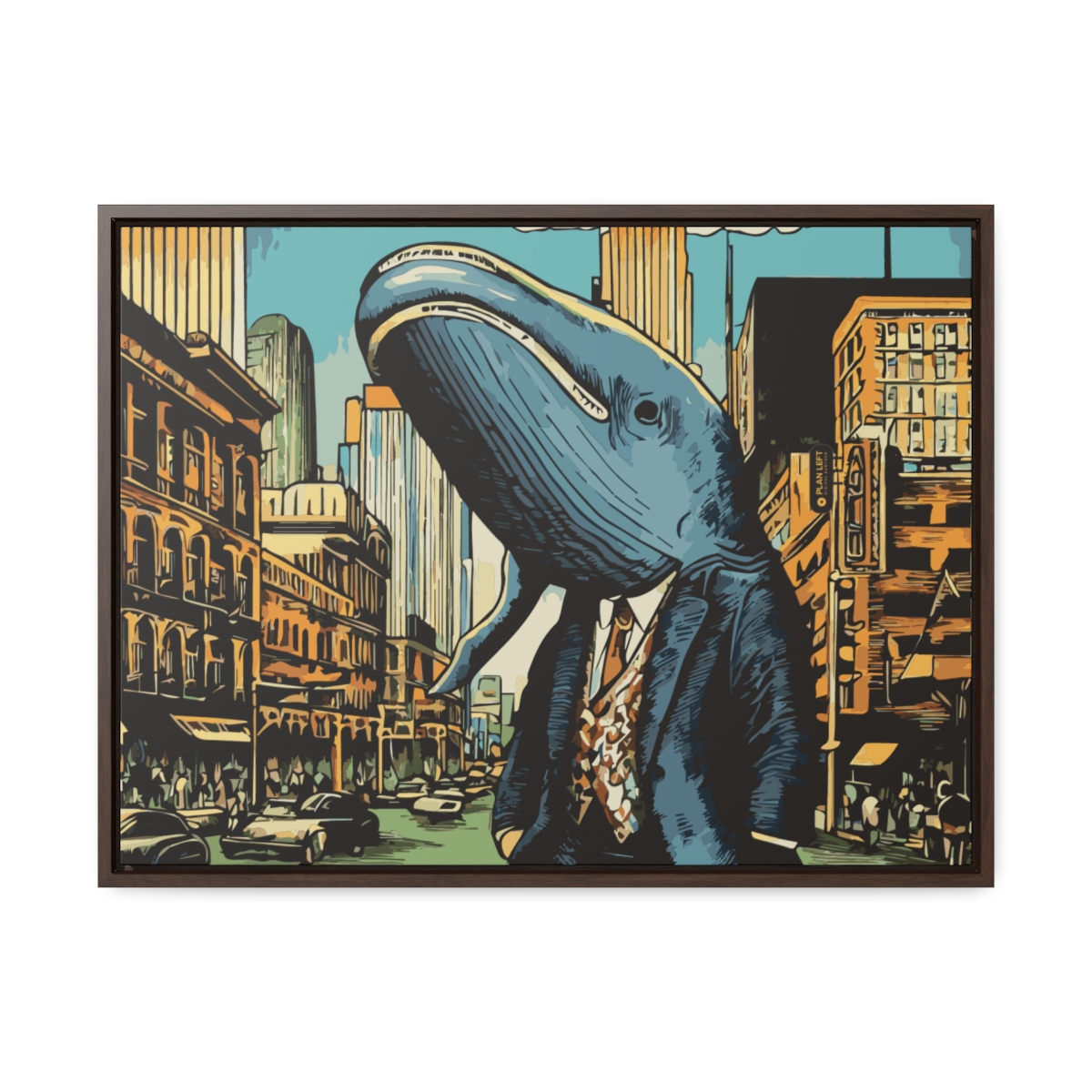City Whale | Gallery Canvas Wraps, Horizontal Frame - Image 36