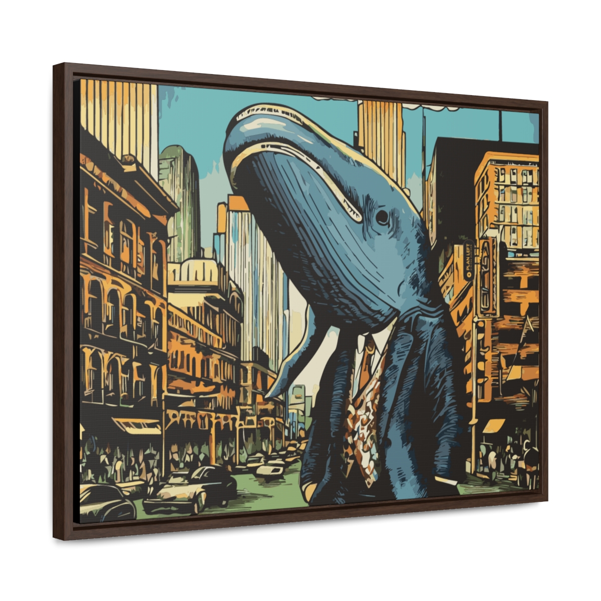City Whale | Gallery Canvas Wraps, Horizontal Frame - Image 37