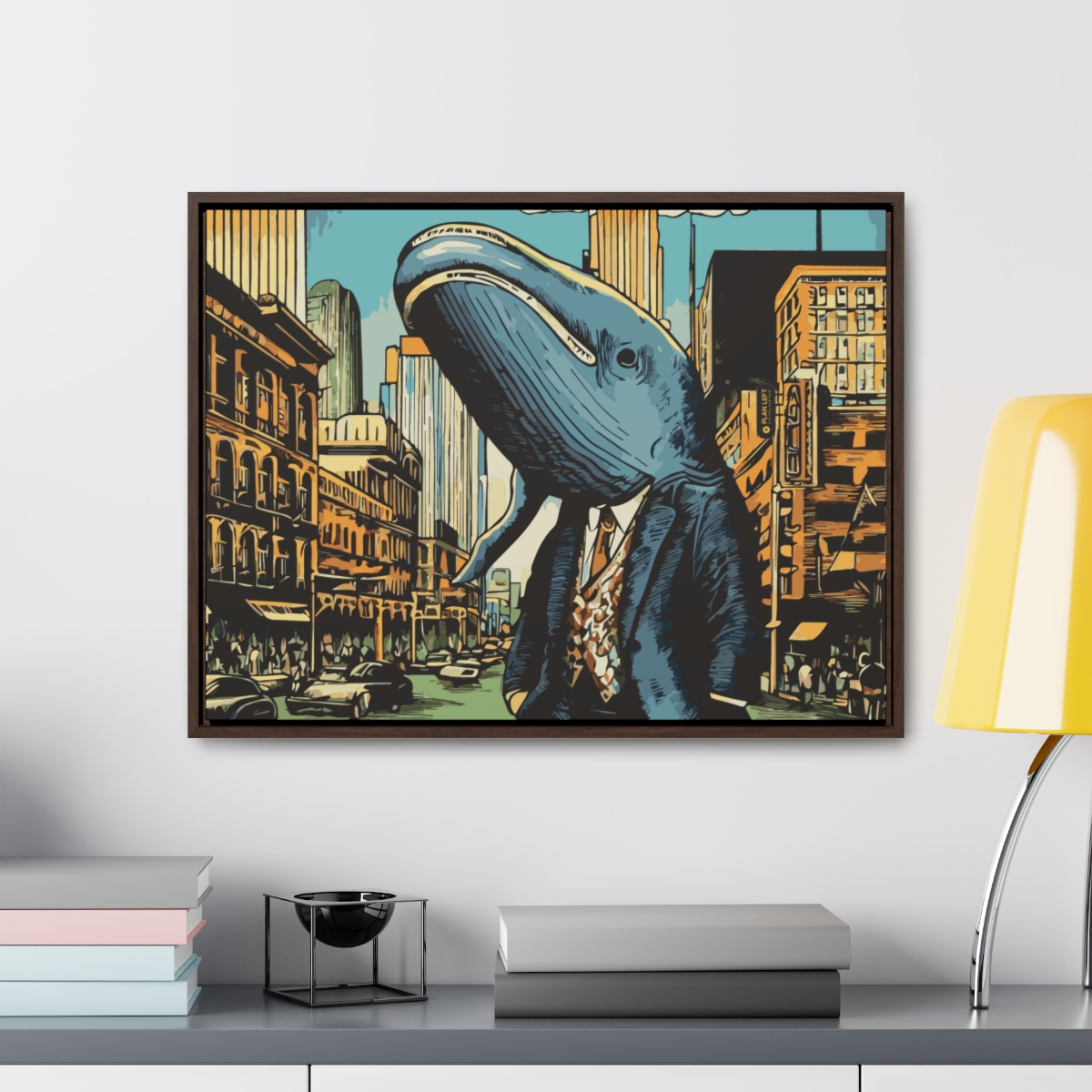 City Whale | Gallery Canvas Wraps, Horizontal Frame - Image 39