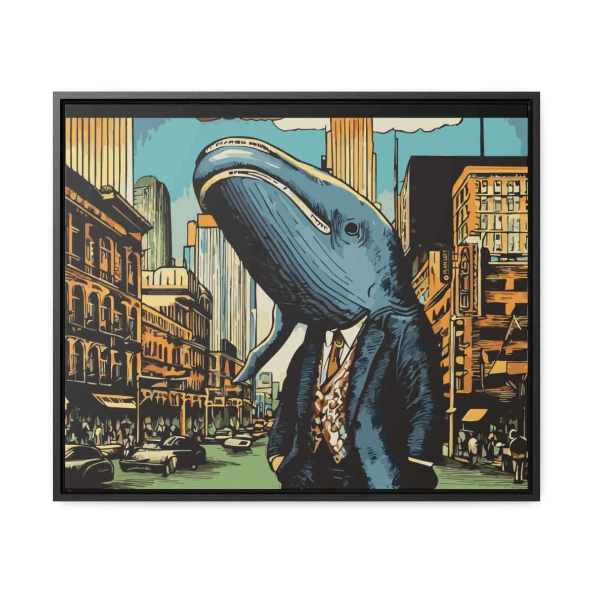City Whale | Gallery Canvas Wraps, Horizontal Frame - Image 41