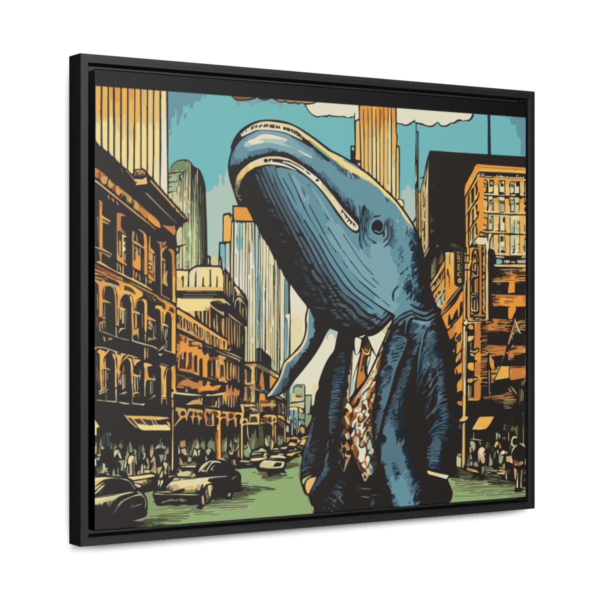 City Whale | Gallery Canvas Wraps, Horizontal Frame - Image 42