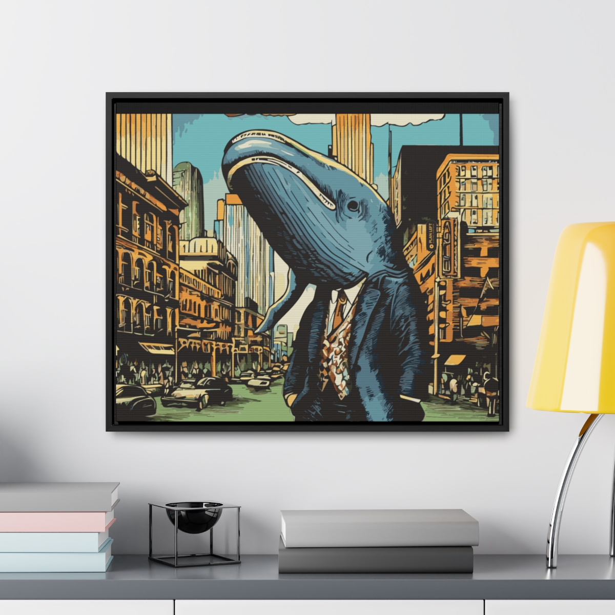 City Whale | Gallery Canvas Wraps, Horizontal Frame - Image 44