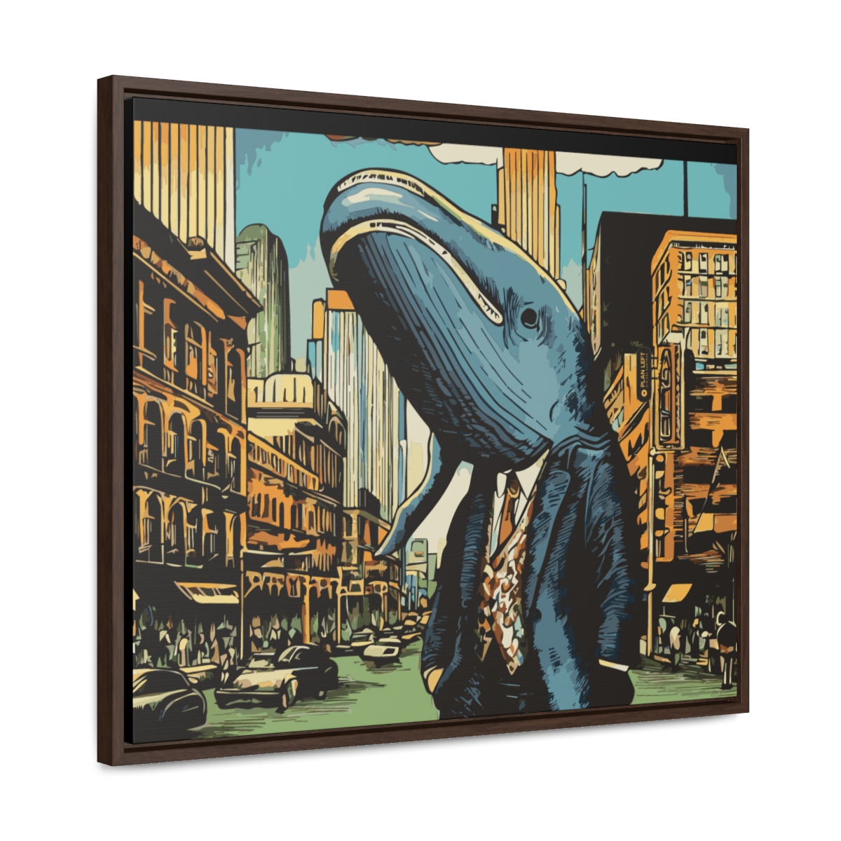 City Whale | Gallery Canvas Wraps, Horizontal Frame - Image 47
