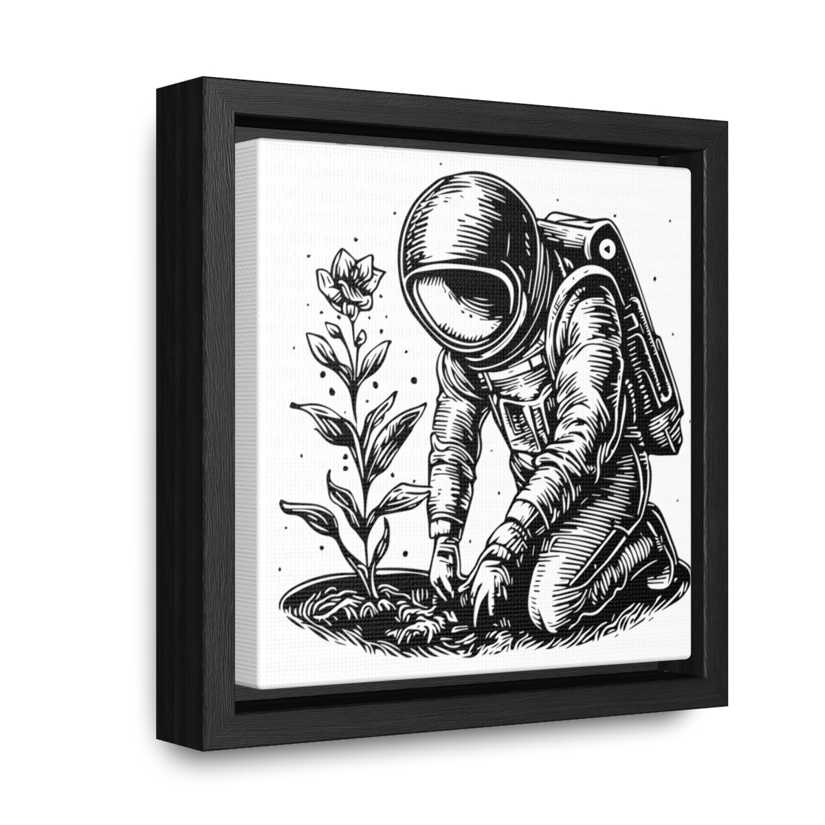 Astro Planter | Gallery Canvas Wraps, Square Frame - Image 6