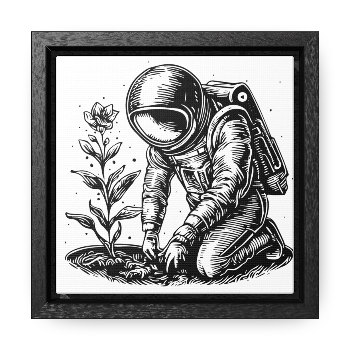 Astro Planter | Gallery Canvas Wraps, Square Frame - Image 5