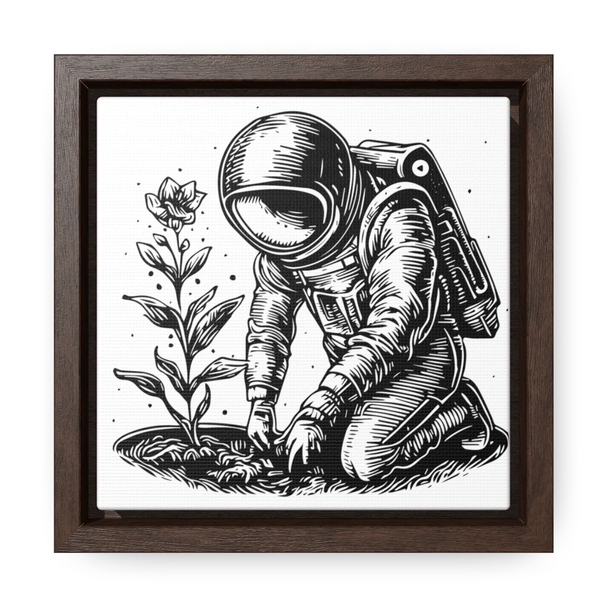 Astro Planter | Gallery Canvas Wraps, Square Frame - Image 10