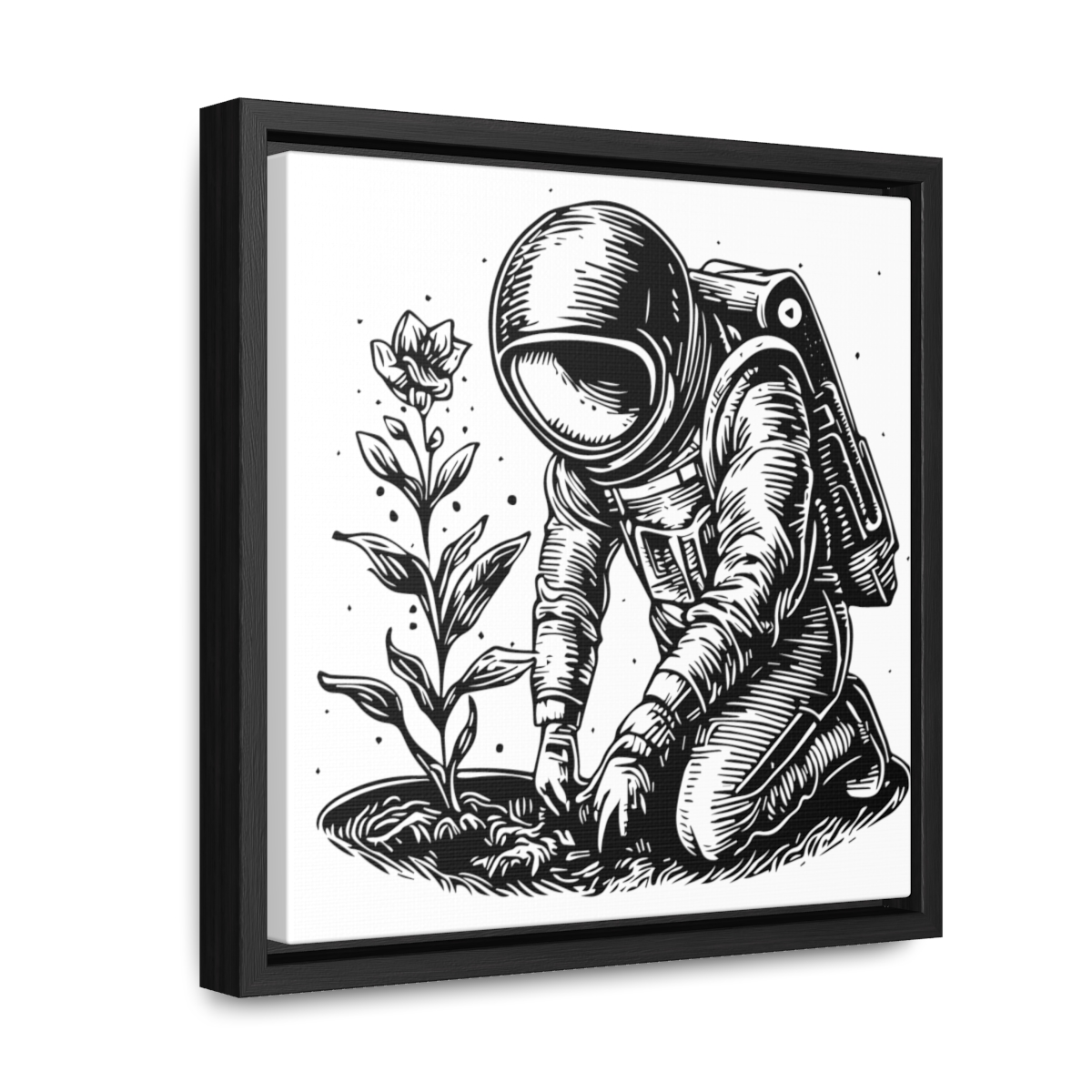 Astro Planter | Gallery Canvas Wraps, Square Frame - Image 16