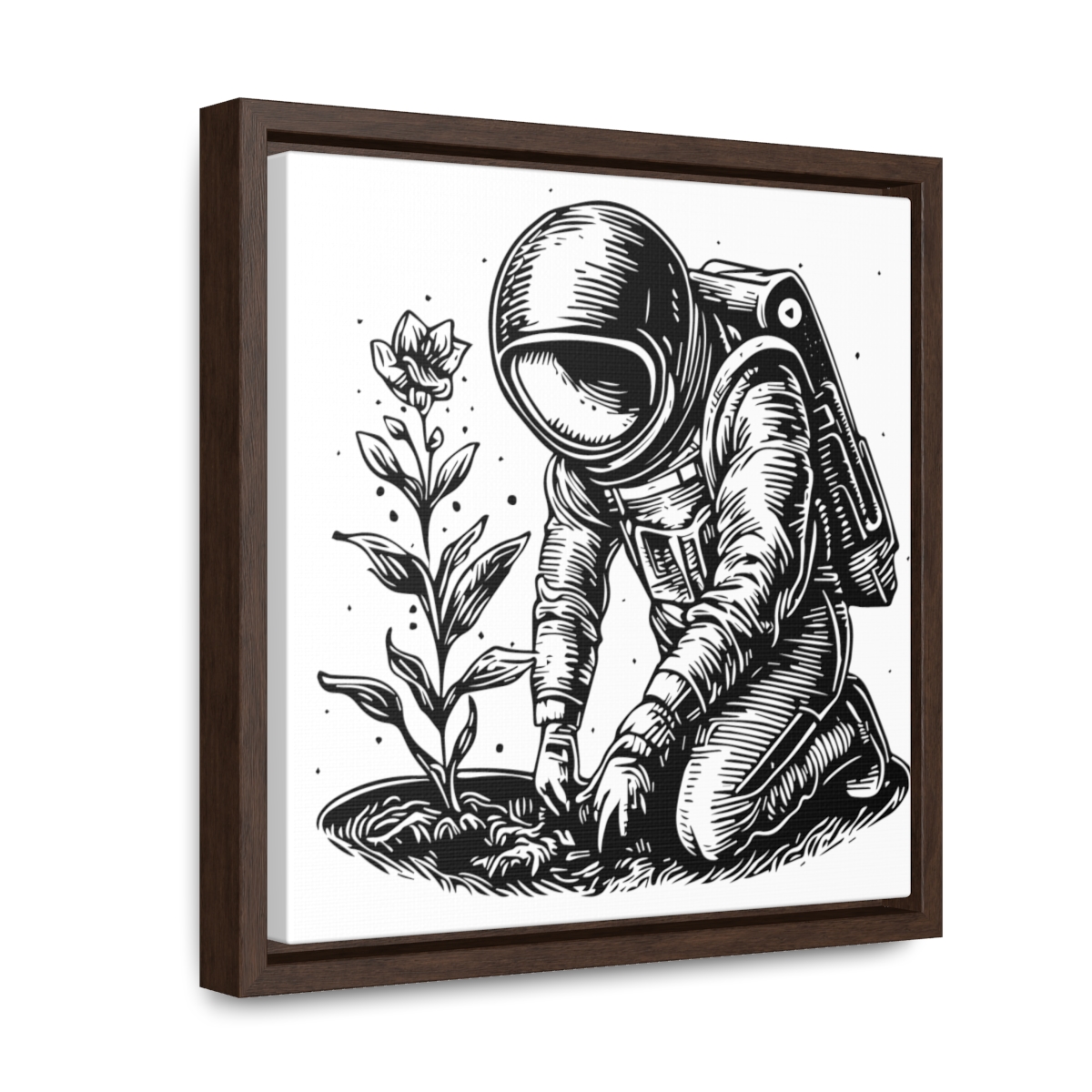 Astro Planter | Gallery Canvas Wraps, Square Frame - Image 21