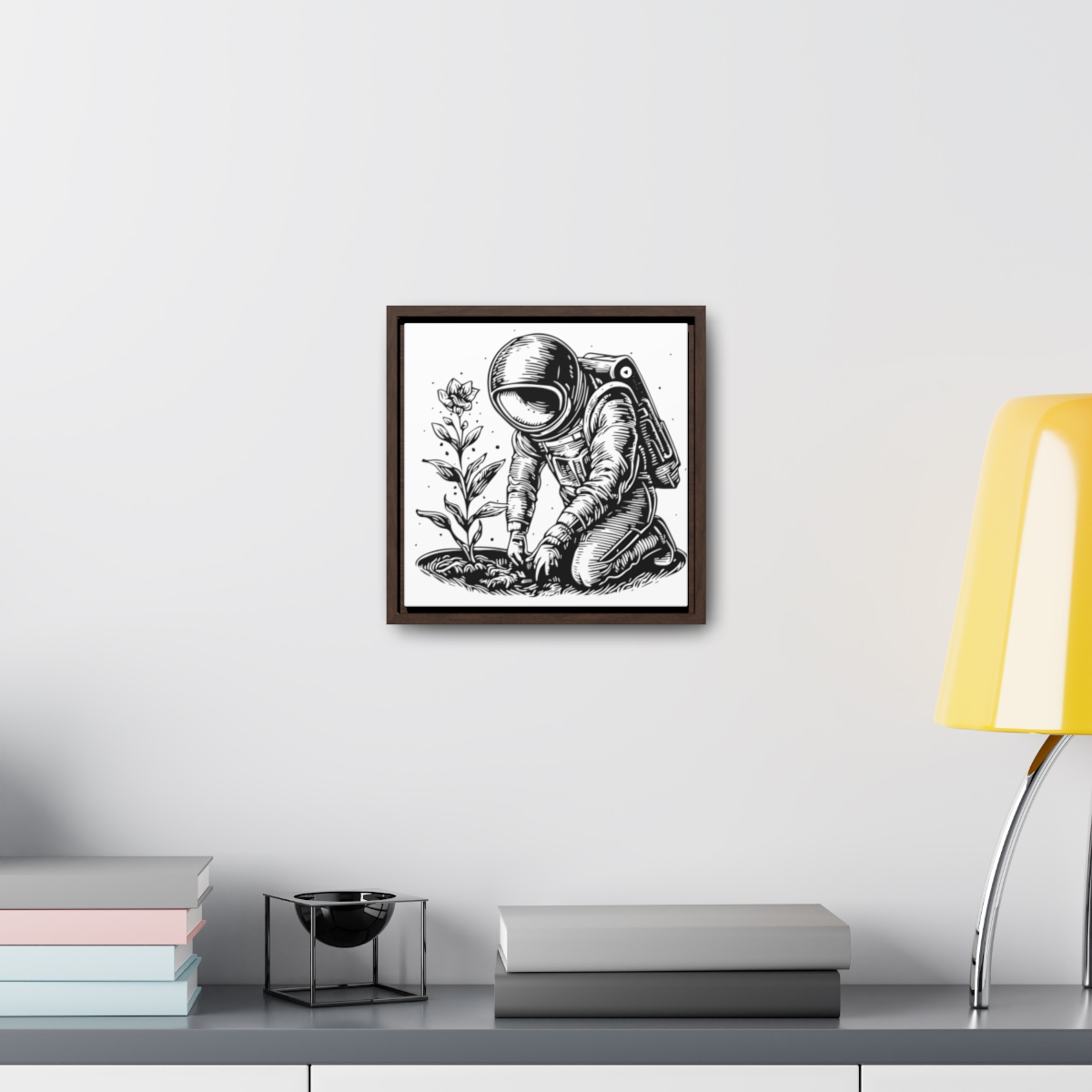 Astro Planter | Gallery Canvas Wraps, Square Frame - Image 23