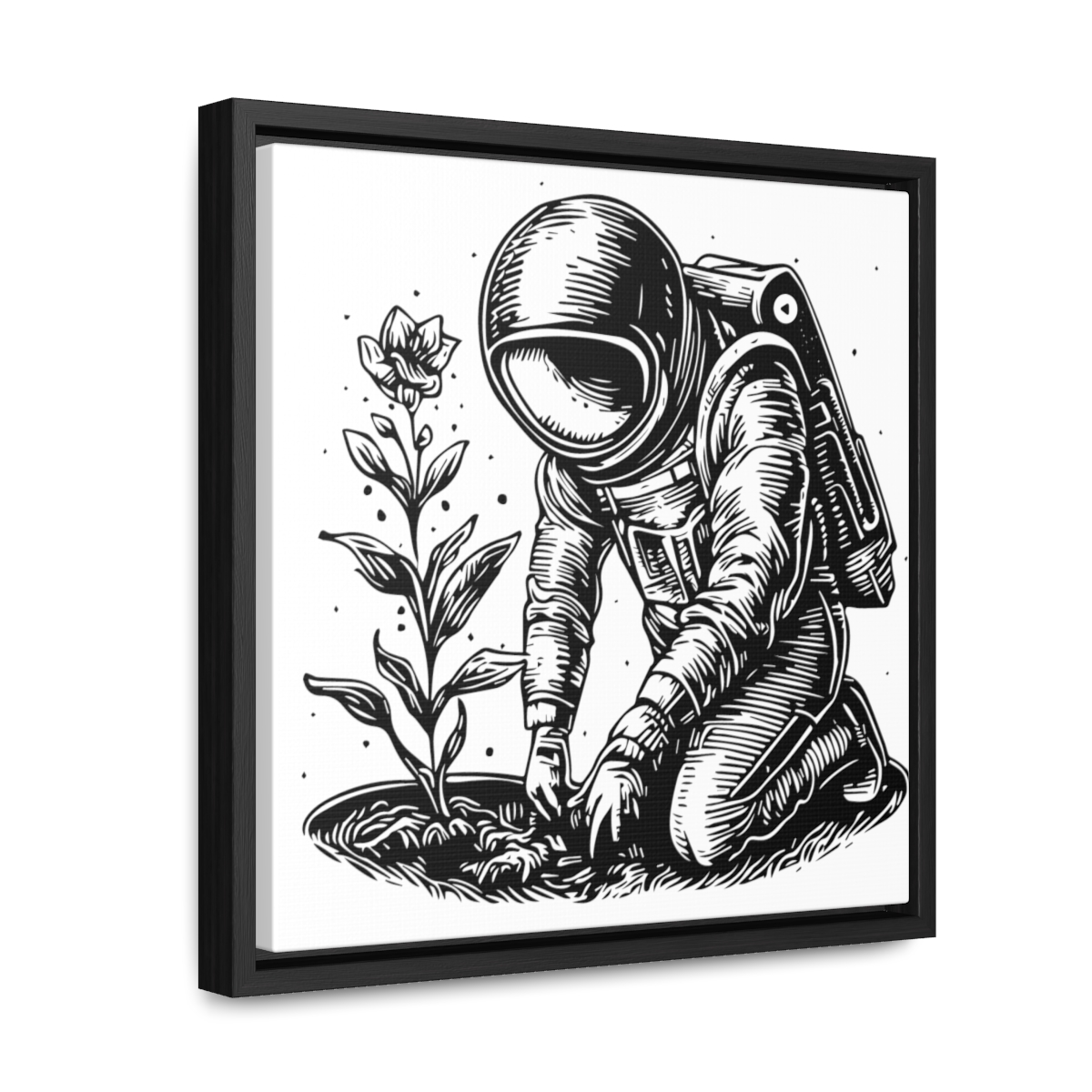 Astro Planter | Gallery Canvas Wraps, Square Frame - Image 26