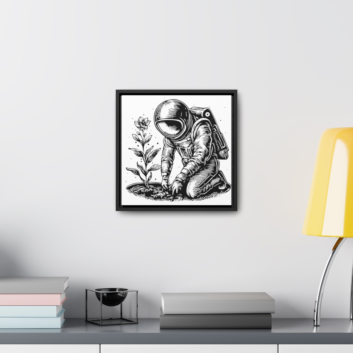 Astro Planter | Gallery Canvas Wraps, Square Frame - Image 28