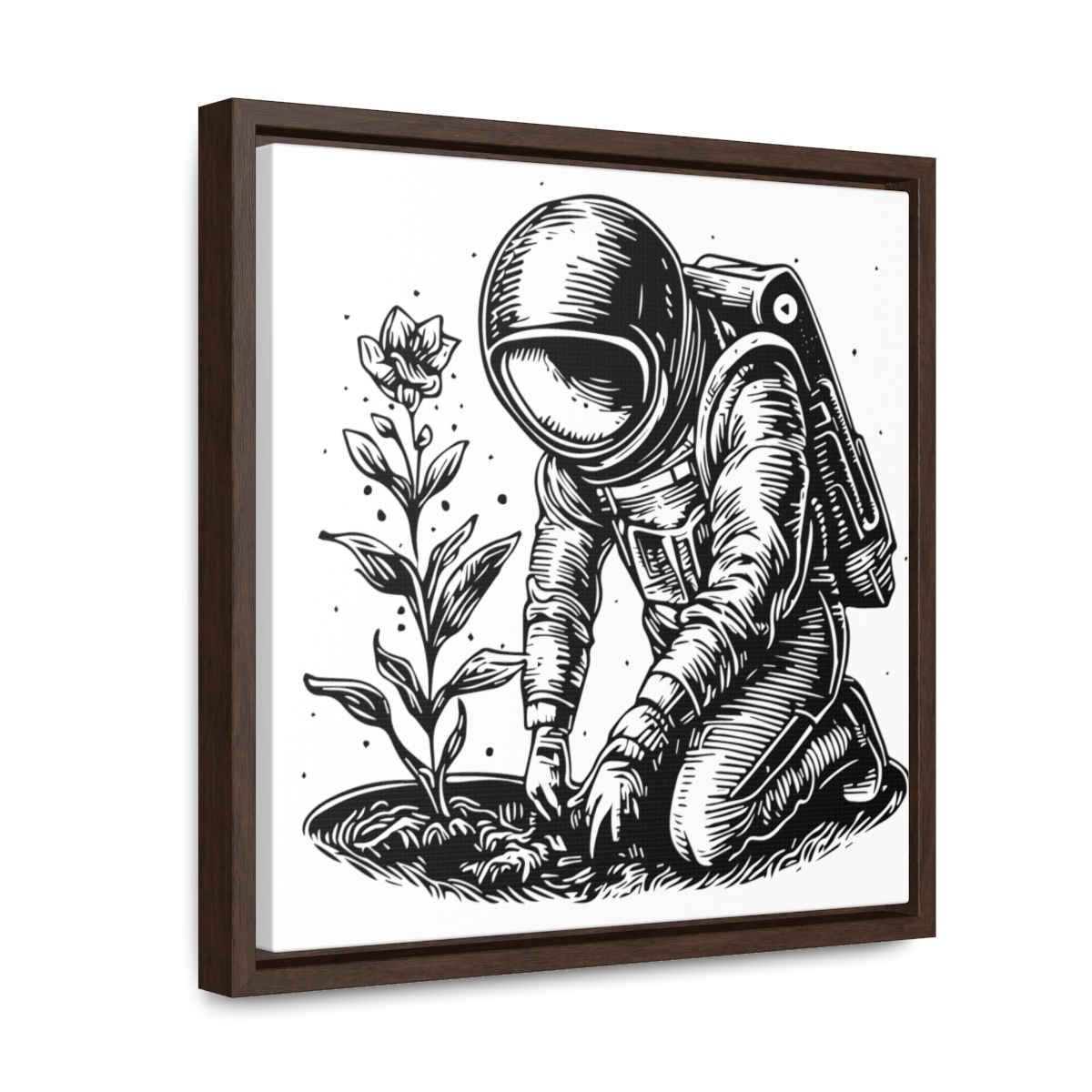 Astro Planter | Gallery Canvas Wraps, Square Frame - Image 31
