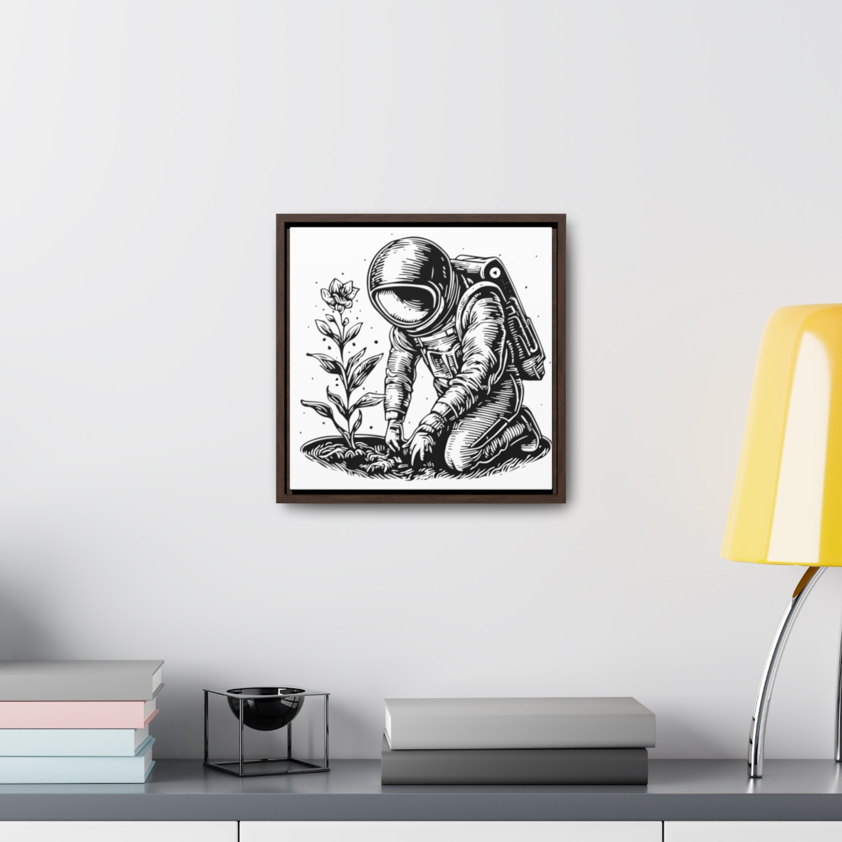 Astro Planter | Gallery Canvas Wraps, Square Frame - Image 33