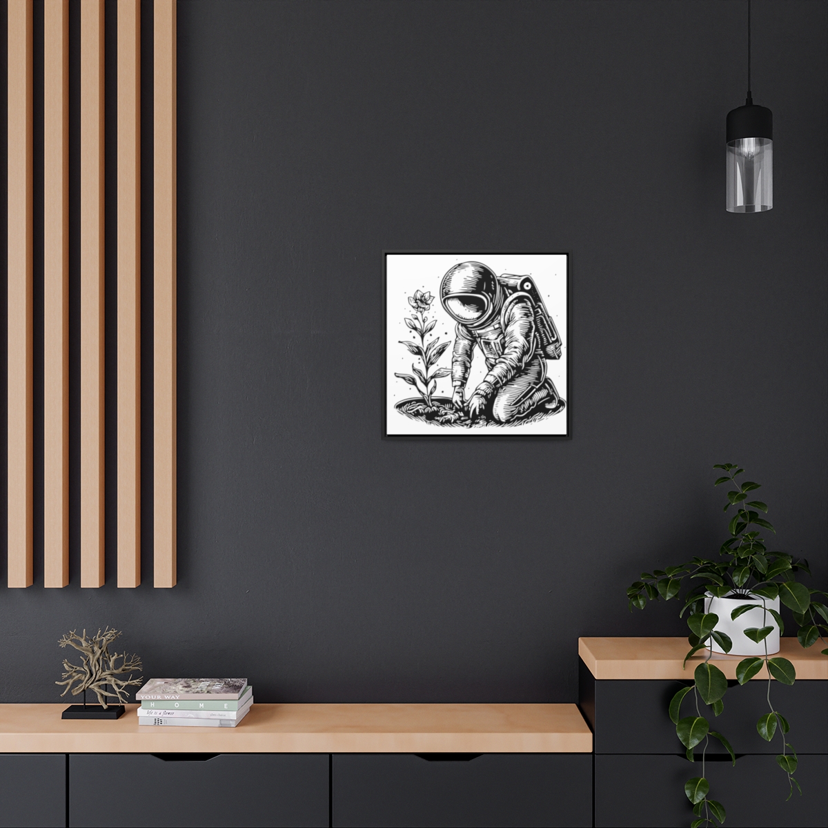 Astro Planter | Gallery Canvas Wraps, Square Frame - Image 39