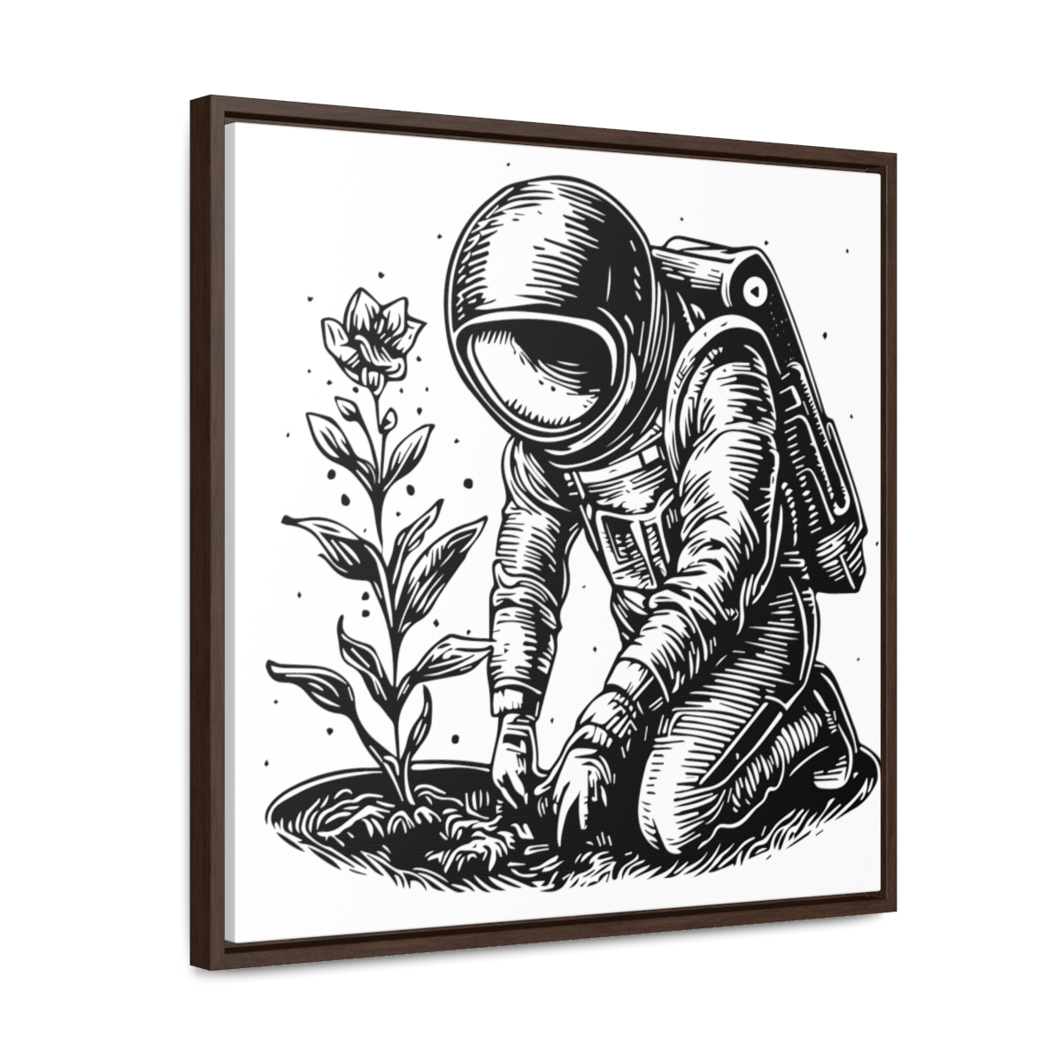 Astro Planter | Gallery Canvas Wraps, Square Frame - Image 41