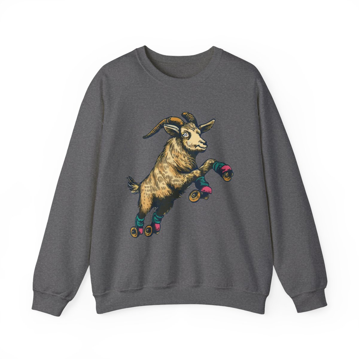 Goat in Flight | Unisex Heavy Blend™ Crewneck Sweatshirt - Image 46