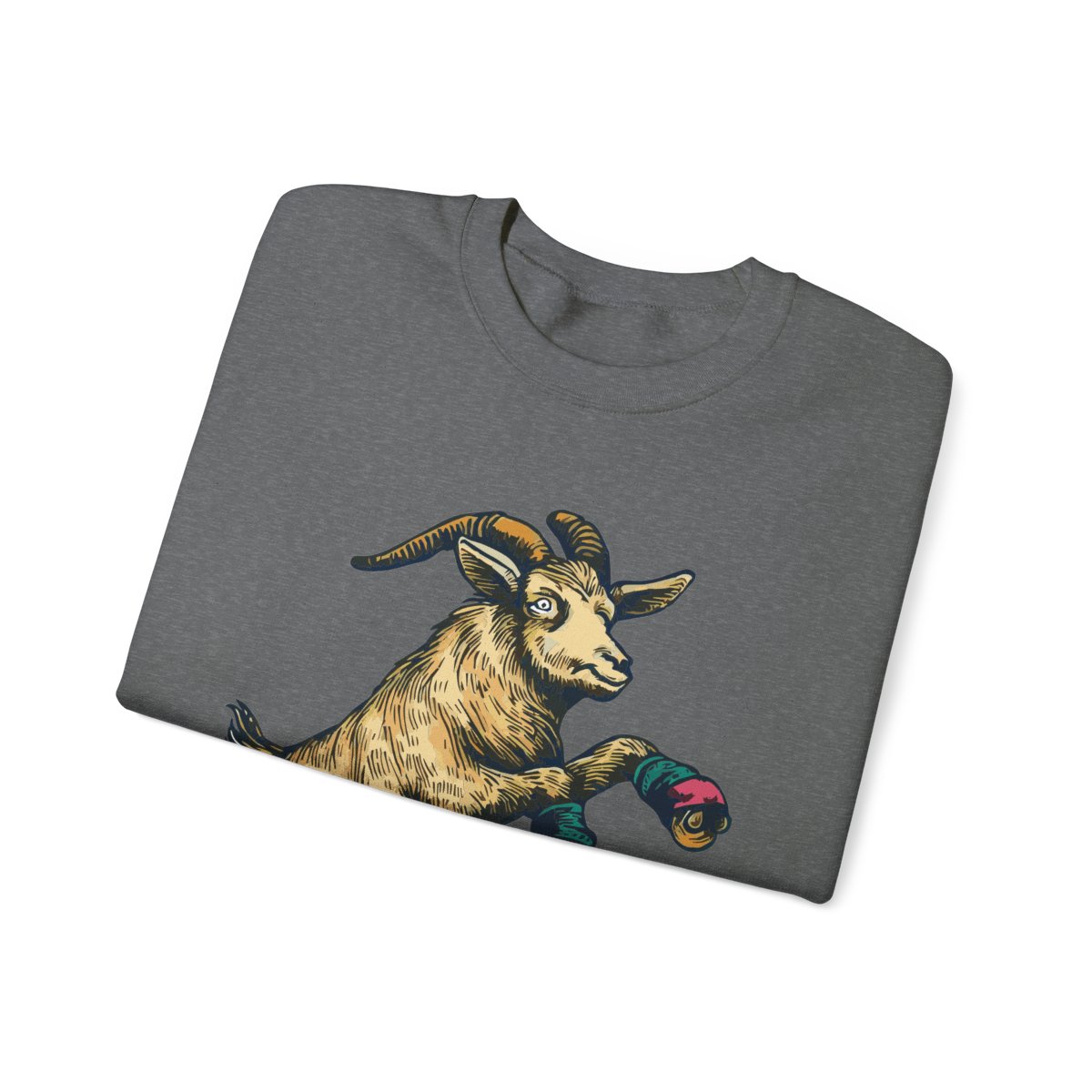 Goat in Flight | Unisex Heavy Blend™ Crewneck Sweatshirt - Image 48