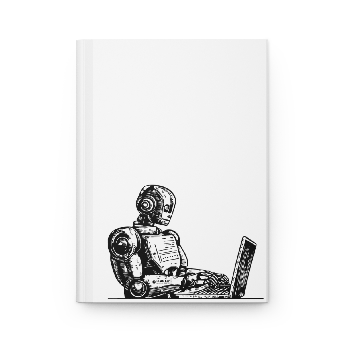 Robot Surfer | Hardcover Journal Matte - Image 2