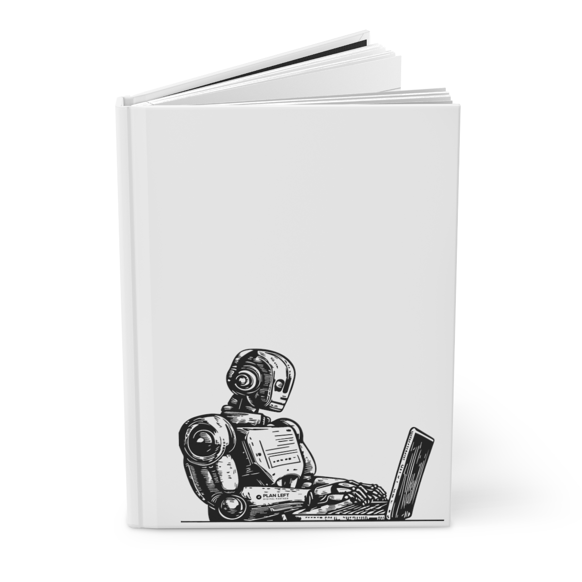 Robot Surfer | Hardcover Journal Matte - Image 4