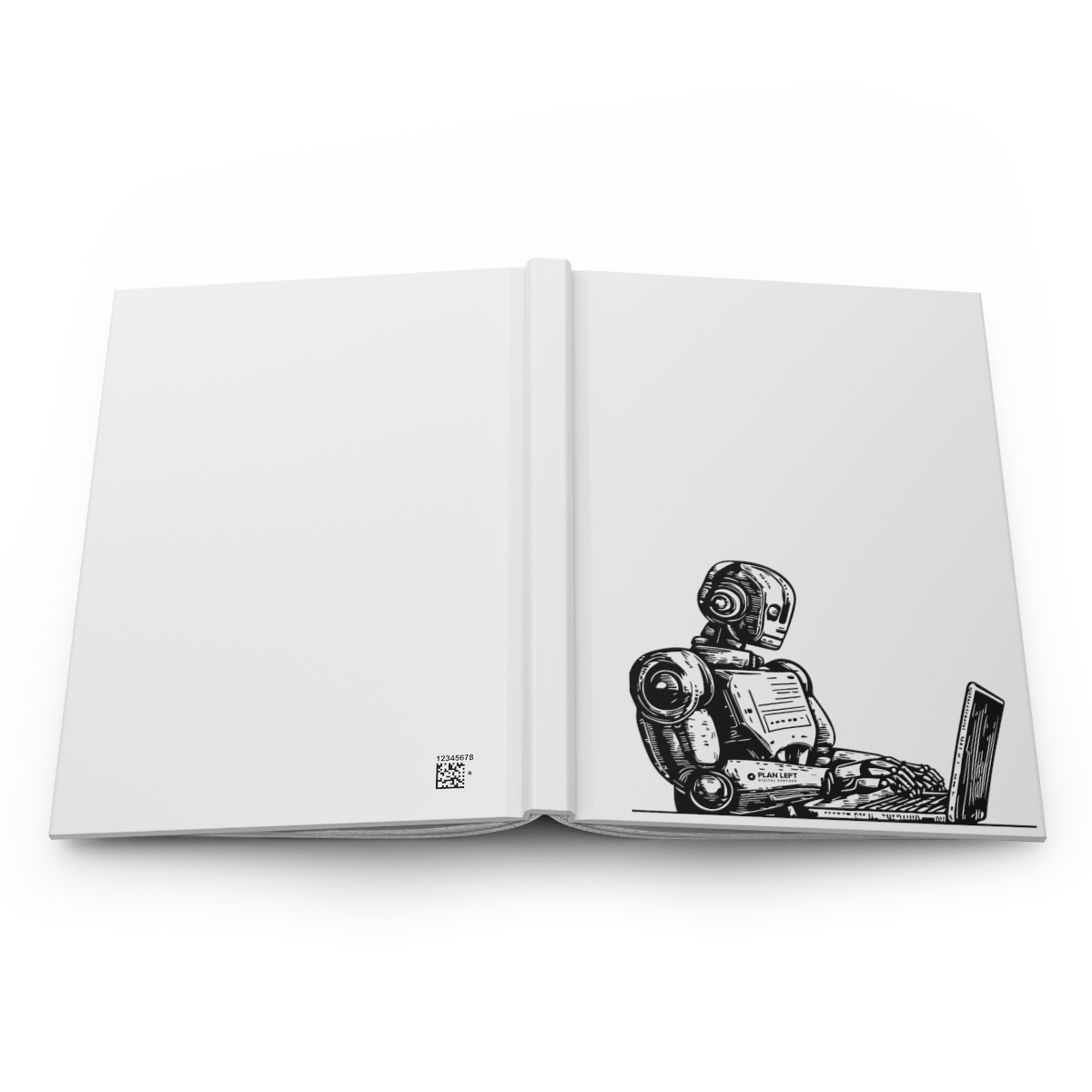 Robot Surfer | Hardcover Journal Matte - Image 6