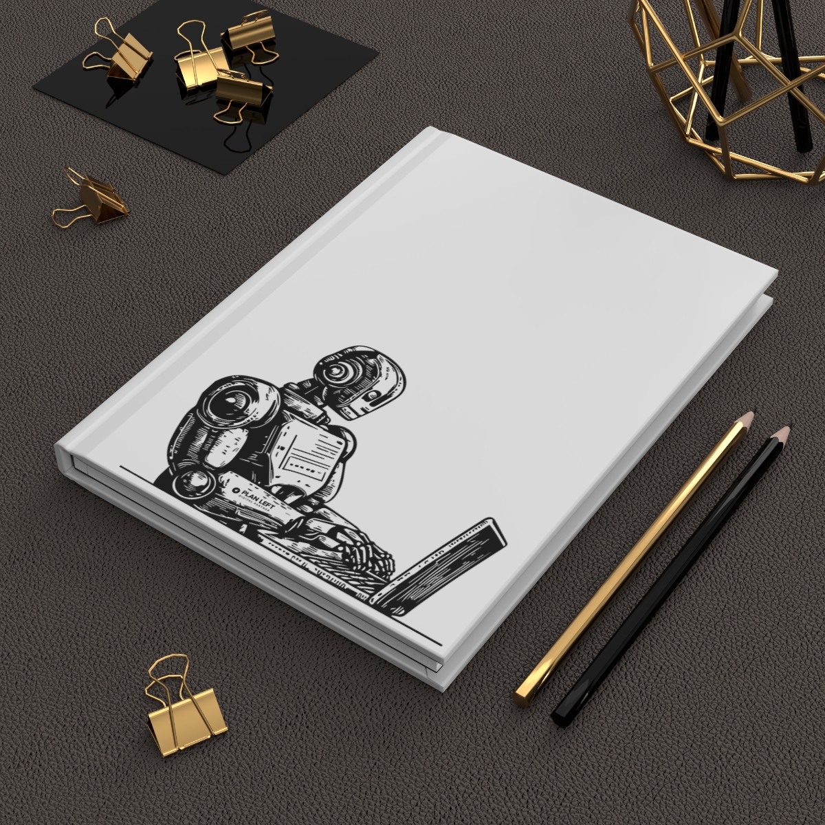 Robot Surfer | Hardcover Journal Matte