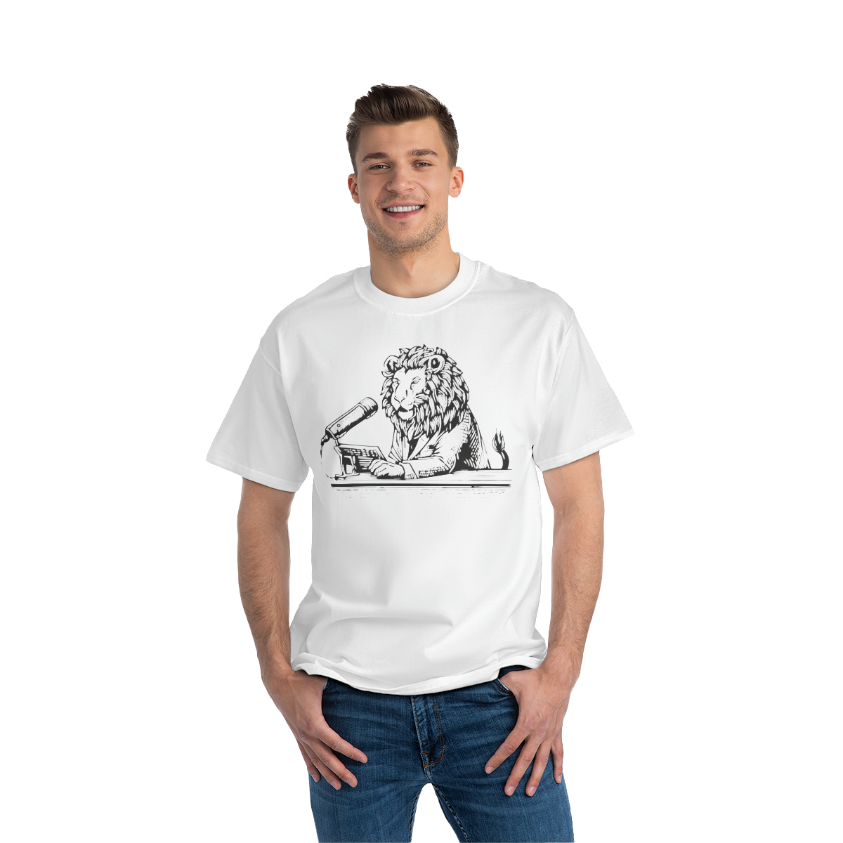 Lion News | Beefy-T® Short-Sleeve T-Shirt - Image 5