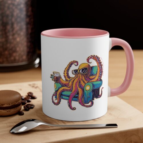 Octo Lounger | Accent Coffee Mug, 11oz