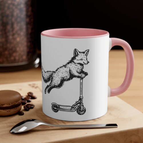Fox Scooter | Accent Coffee Mug, 11oz