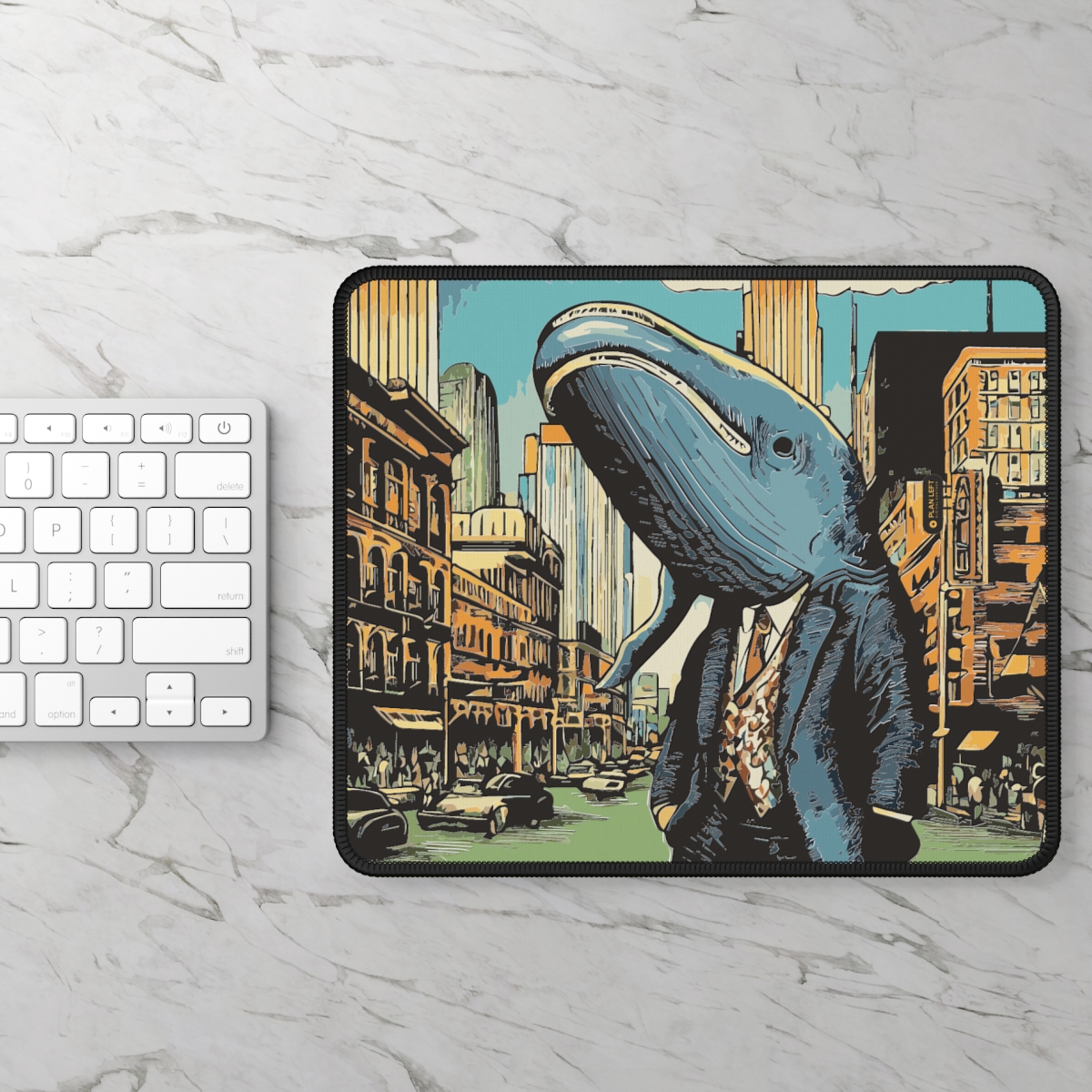 City Whale | Gaming Mouse Pad - Image 3
