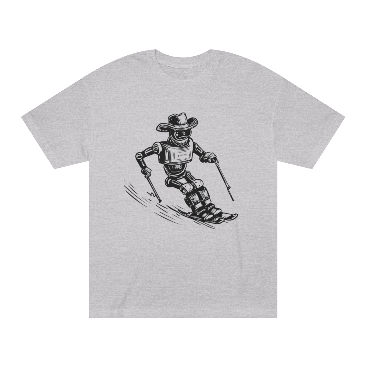 Robot Skier | Unisex Classic Tee - Image 12