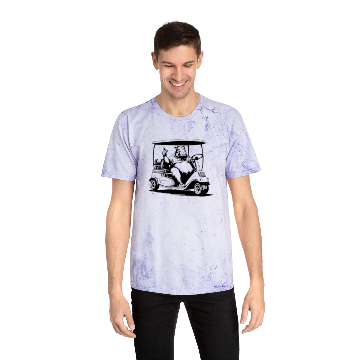 Hippo Golf | Unisex Color Blast T-Shirt - Image 11